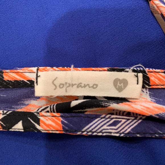 Chevron retro print blouse - Picture 3 of 3